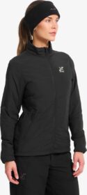 RevolutionRace Ulkoilutakki, Kuoritakki & Tuulitakki – Musta – Dense Light Thermo Jacket Naiset Black, Koko:3XL