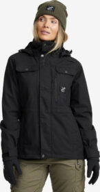 RevolutionRace Ulkoilutakki, Kuoritakki & Tuulitakki – Musta – Field Pro Warm Outdoor Jacket Naiset Black, Koko:XL