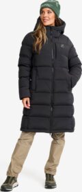RevolutionRace Ulkoilutakki, Kuoritakki & Tuulitakki – Musta – Flexpedition Down Parka Naiset Black, Koko:XL