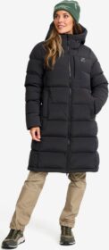RevolutionRace Ulkoilutakki, Kuoritakki & Tuulitakki – Musta – Flexpedition Down Parka Naiset Black, Koko:M