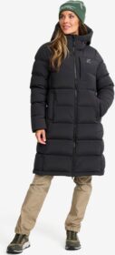 RevolutionRace Ulkoilutakki, Kuoritakki & Tuulitakki – Musta – Flexpedition Down Parka Naiset Black, Koko:M