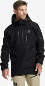RevolutionRace Ulkoilutakki, Kuoritakki & Tuulitakki – Musta – Outdoor Anorak Miehet Black, Koko:M