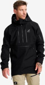 RevolutionRace Ulkoilutakki, Kuoritakki & Tuulitakki – Musta – Outdoor Anorak Miehet Black, Koko:L