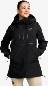 RevolutionRace Ulkoilutakki, Kuoritakki & Tuulitakki – Musta – Outdoor Anorak Naiset Black, Koko:2XL