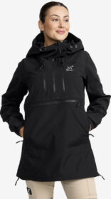 RevolutionRace Ulkoilutakki, Kuoritakki & Tuulitakki – Musta – Outdoor Anorak Naiset Black, Koko:XS