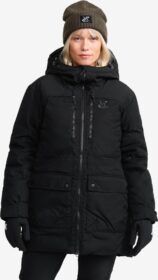 RevolutionRace Ulkoilutakki, Kuoritakki & Tuulitakki – Musta – Outdoor Parka Naiset Black, Koko:XL