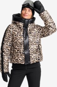 RevolutionRace Ulkoilutakki, Kuoritakki & Tuulitakki – Musta – Raise Puffer Ski Jacket Naiset Black/Dijon, Koko:L