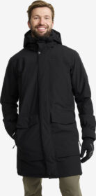 RevolutionRace Ulkoilutakki, Kuoritakki & Tuulitakki – Musta – Rhyme 2L Insulated Parka Miehet Black, Koko:S