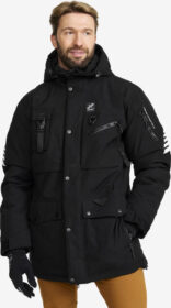 RevolutionRace Ulkoilutakki, Kuoritakki & Tuulitakki – Musta – Saviour Tech 2L Insulated Parka Miehet Black, Koko:XS