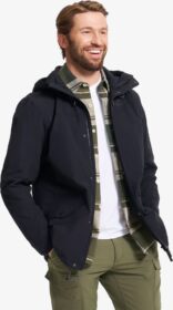 RevolutionRace Ulkoilutakki, Kuoritakki & Tuulitakki – Musta – Shalloon Jacket Miehet Black, Koko:M