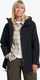 RevolutionRace Ulkoilutakki, Kuoritakki & Tuulitakki – Musta – Shalloon Jacket Naiset Black, Koko:S