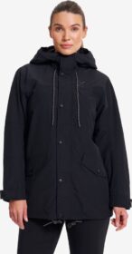 RevolutionRace Ulkoilutakki, Kuoritakki & Tuulitakki – Musta – Shalloon Jacket Naiset Black, Koko:L