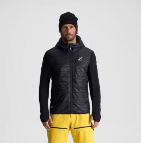RevolutionRace Ulkoilutakki, Kuoritakki & Tuulitakki – Musta – Ultra Hybrid Jacket Miehet Black, Koko:XL