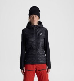 RevolutionRace Ulkoilutakki, Kuoritakki & Tuulitakki – Musta – Ultra Hybrid Jacket Naiset Black, Koko:2XL
