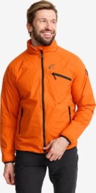 RevolutionRace Ulkoilutakki, Kuoritakki & Tuulitakki – Oranssi – Flatter Insulated Jacket Miehet Hawaiian Sunset, Koko:XS