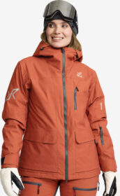 RevolutionRace Ulkoilutakki, Kuoritakki & Tuulitakki – Oranssi – AccXel Insulated 2L Ski Jacket Naiset Bruschetta, Koko:XL