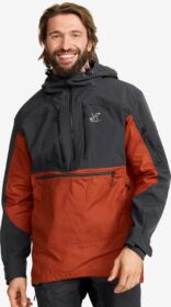 RevolutionRace Ulkoilutakki, Kuoritakki & Tuulitakki – Oranssi – Outdoor Anorak Miehet Rusty Orange, Koko:L