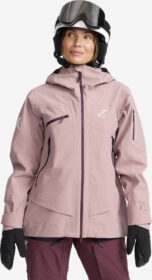 RevolutionRace Ulkoilutakki, Kuoritakki & Tuulitakki – Pinkki – Atlas 3L Ski Jacket Naiset Dusty Mauve, Koko:XS