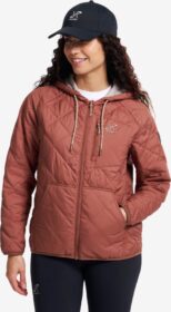 RevolutionRace Ulkoilutakki, Kuoritakki & Tuulitakki – Pinkki – Tapa Quilt Insulated Jacket Naiset Pink Mahogany, Koko:2XL