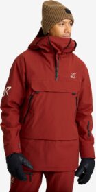 RevolutionRace Ulkoilutakki, Kuoritakki & Tuulitakki – Punainen – AccXel Insulated 2L Ski Anorak Miehet Fired Brick, Koko:L