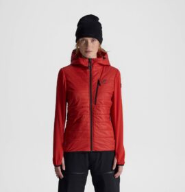 RevolutionRace Ulkoilutakki, Kuoritakki & Tuulitakki – Punainen – Ultra Hybrid Jacket Naiset Aura Red, Koko:XL