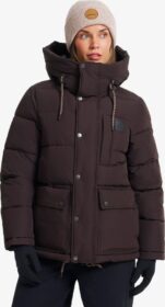 RevolutionRace Ulkoilutakki, Kuoritakki & Tuulitakki – Ruskea – Ember Puffer Jacket Naiset Espresso, Koko:M