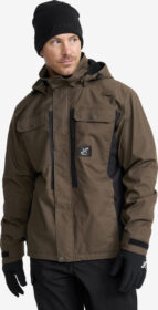RevolutionRace Ulkoilutakki, Kuoritakki & Tuulitakki – Ruskea – Field Pro Warm Outdoor Jacket Miehet Mud/Black, Koko:XS