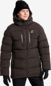 RevolutionRace Ulkoilutakki, Kuoritakki & Tuulitakki – Ruskea – Flexpedition Down Jacket Miehet Espresso, Koko:M