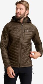 RevolutionRace Ulkoilutakki, Kuoritakki & Tuulitakki – Ruskea – Radical Insulate Jacket Miehet Mud, Koko:2XL
