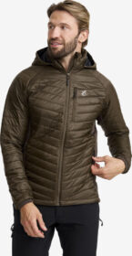 RevolutionRace Ulkoilutakki, Kuoritakki & Tuulitakki – Ruskea – Radical Insulate Jacket Miehet Mud, Koko:M