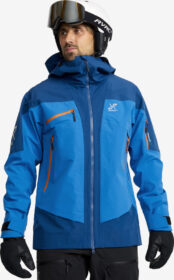 RevolutionRace Ulkoilutakki, Kuoritakki & Tuulitakki – Sininen – Atlas 3L Ski Jacket Miehet Imperial Blue/Blue Opal, Koko:S