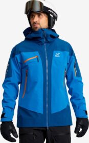RevolutionRace Ulkoilutakki, Kuoritakki & Tuulitakki – Sininen – Atlas 3L Ski Jacket Miehet Imperial Blue/Blue Opal, Koko:XL