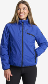 RevolutionRace Ulkoilutakki, Kuoritakki & Tuulitakki – Sininen – Flatter Insulated Jacket Naiset Surf the Web, Koko:S