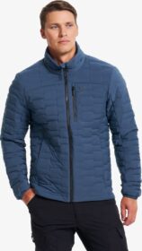 RevolutionRace Ulkoilutakki, Kuoritakki & Tuulitakki – Sininen – Flex Stretch Down Jacket Miehet Insignia Blue, Koko:L