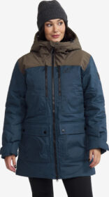 RevolutionRace Ulkoilutakki, Kuoritakki & Tuulitakki – Sininen – Outdoor Parka Naiset Moonlit Ocean, Koko:2XL