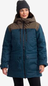 RevolutionRace Ulkoilutakki, Kuoritakki & Tuulitakki – Sininen – Outdoor Parka Naiset Moonlit Ocean, Koko:M