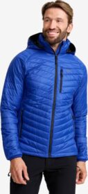 RevolutionRace Ulkoilutakki, Kuoritakki & Tuulitakki – Sininen – Radical Insulate Jacket Miehet Surf the Web, Koko:3XL