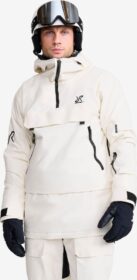 RevolutionRace Ulkoilutakki, Kuoritakki & Tuulitakki – Valkoinen – AccXel Insulated 2L Ski Anorak Miehet Tofu, Koko:M