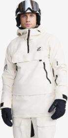 RevolutionRace Ulkoilutakki, Kuoritakki & Tuulitakki – Valkoinen – AccXel Insulated 2L Ski Anorak Miehet Tofu, Koko:M