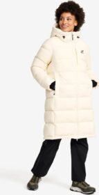 RevolutionRace Ulkoilutakki, Kuoritakki & Tuulitakki – Valkoinen – Flexpedition Down Parka Naiset Tofu, Koko:M