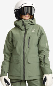 RevolutionRace Ulkoilutakki, Kuoritakki & Tuulitakki – Vihreä – AccXel 2L Insulated Ski Jacket Naiset Dusty Green, Koko:3XL