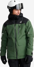 RevolutionRace Ulkoilutakki, Kuoritakki & Tuulitakki – Vihreä – AccXel Insulated 2L Ski Jacket Miehet Garden Topiary, Koko:S