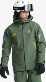 RevolutionRace Ulkoilutakki, Kuoritakki & Tuulitakki – Vihreä – Atlas 3L Ski Jacket Miehet Garden Topiary, Koko:XL