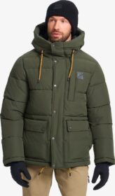 RevolutionRace Ulkoilutakki, Kuoritakki & Tuulitakki – Vihreä – Ember Puffer Jacket Miehet Forest Night, Koko:XL