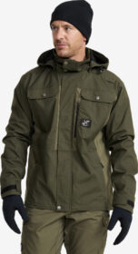 RevolutionRace Ulkoilutakki, Kuoritakki & Tuulitakki – Vihreä – Field Pro Warm Outdoor Jacket Miehet Grape Leaf/Forest Night, Koko:S