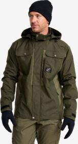RevolutionRace Ulkoilutakki, Kuoritakki & Tuulitakki – Vihreä – Field Pro Warm Outdoor Jacket Miehet Grape Leaf/Forest Night, Koko:2XL