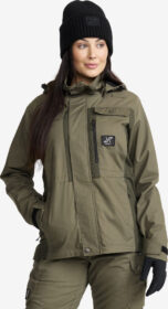 RevolutionRace Ulkoilutakki, Kuoritakki & Tuulitakki – Vihreä – Field Pro Warm Outdoor Jacket Naiset Grape Leaf/Forest Night, Koko:2XL