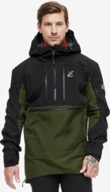 RevolutionRace Ulkoilutakki, Kuoritakki & Tuulitakki – Vihreä – Outdoor Anorak Miehet Forest Green, Koko:S
