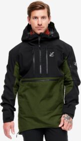 RevolutionRace Ulkoilutakki, Kuoritakki & Tuulitakki – Vihreä – Outdoor Anorak Miehet Forest Green, Koko:XS
