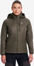 RevolutionRace Ulkoilutakki, Kuoritakki & Tuulitakki – Vihreä – Radical Insulate Jacket Naiset Grape Leaf/Forest Night, Koko:XS